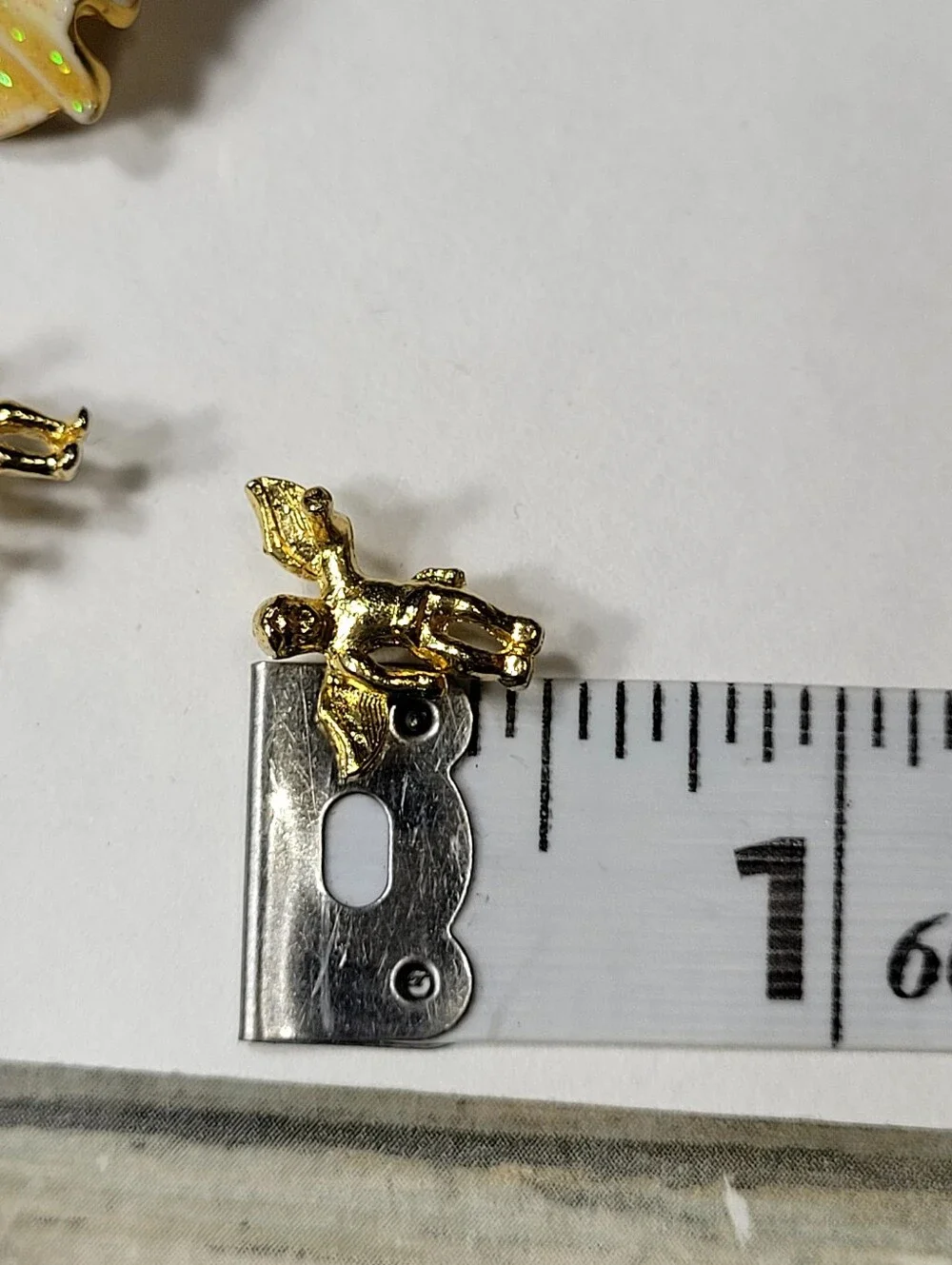 Gold Tone Angel and Cherub Jewelry Pin & Brooch - Sparkle Angel Pendant